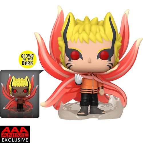 Funko POP! Animation: Naruto Baryon Mode GITD - AAA Exclusive - Create Marketplace