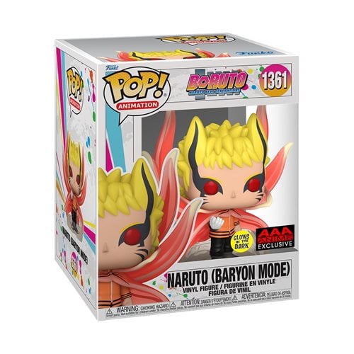 Funko POP! Animation: Naruto Baryon Mode GITD - AAA Exclusive - Create Marketplace