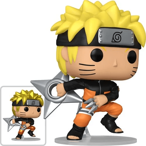 Funko POP Animation: Naruto Shippuden - Naruto Uzumaki with Shuriken - Create Marketplace