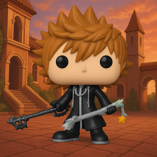 Funko POP! Games: Kingdom Hearts - Roxas with Keyblades - Create Marketplace