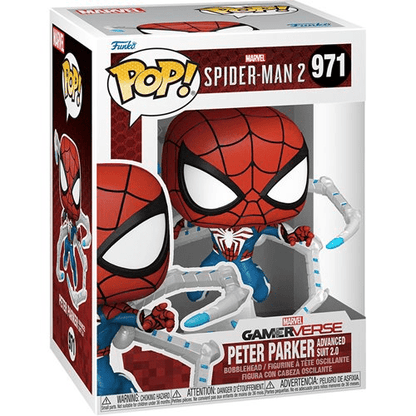 Funko POP! Games: Spider-Man 2 Peter Parker Advanced Suit 2.0 - Create Marketplace