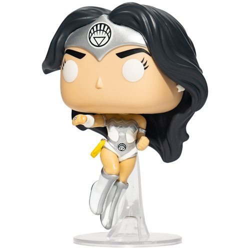 Funko POP Heroes: DC Comics Wonder Woman 80th Anniversary White Lantern GITD - Entertainment Earth Exclusive - Create Marketplace