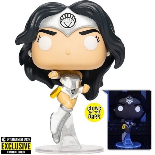 Funko POP Heroes: DC Comics Wonder Woman 80th Anniversary White Lantern GITD - Entertainment Earth Exclusive - Create Marketplace