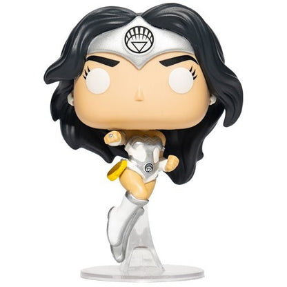 Funko POP Heroes: DC Comics Wonder Woman 80th Anniversary White Lantern GITD - Entertainment Earth Exclusive - Create Marketplace