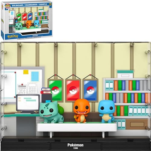 Funko Pop! Moments Deluxe: Pokemon - Bulbasaur, Charmander, Squirtle - Create Marketplace