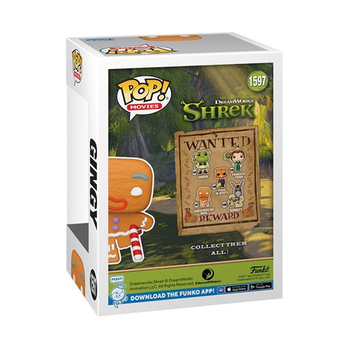 Funko POP Movies: DreamWorks 30th Anniversary Gingy with Candy Cane - Create Marketplace