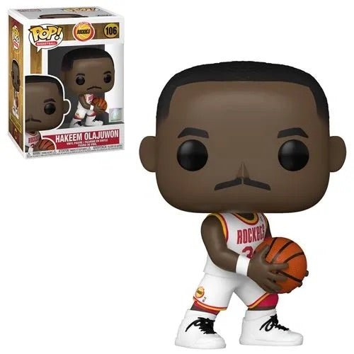 Funko Pop! NBA: Legends - Hakeem Olajuwon (Houston Rockets Home Jersey) - Create Marketplace