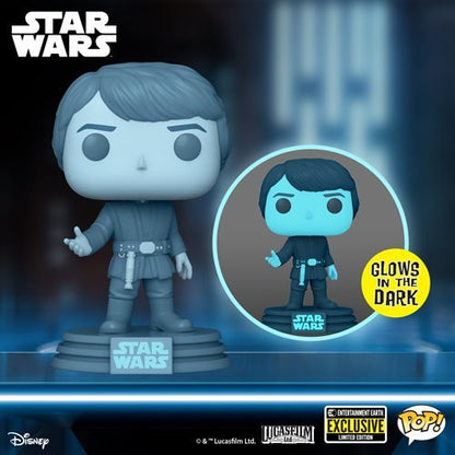 Funko POP! Star Wars: Holographic Luke Skywalker - EE Exclusive - Create Marketplace