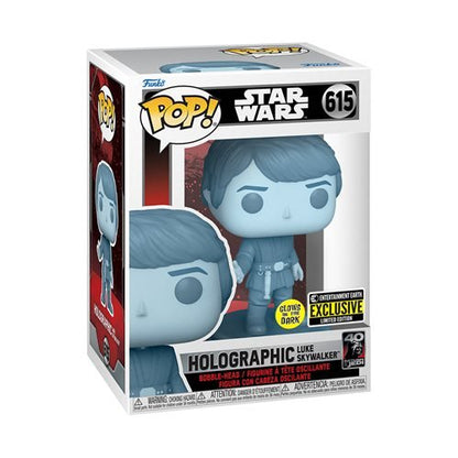Funko POP! Star Wars: Holographic Luke Skywalker - EE Exclusive - Create Marketplace