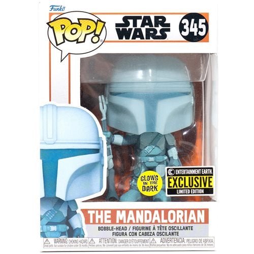 Funko POP! Star Wars: The Mandalorian Hologram GITD - Entertainment Earth Exclusive - Create Marketplace