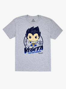 Funko Pop! Tees Dragon Ball Z Vegeta Saiyan Prince T-Shirt LIMITED EDITION - Create Marketplace