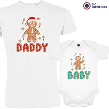 Gingerbread Christmas Dad and Child Organic Cotton family Set (Set of 2) - Create Marketplace