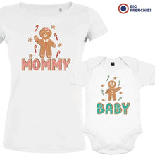 Gingerbread Christmas Mom and Child Organic Cotton family Set (Set of 2) - Create Marketplace