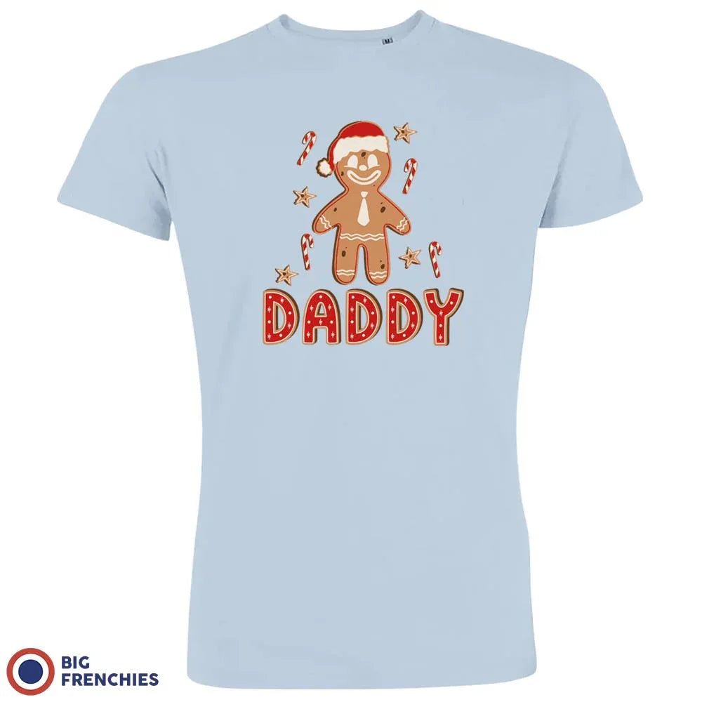 Gingerbread Daddy Christmas Men's Organic Cotton Tee - Create Marketplace