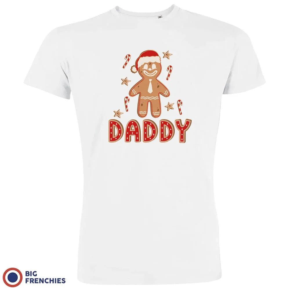 Gingerbread Daddy Christmas Men's Organic Cotton Tee - Create Marketplace