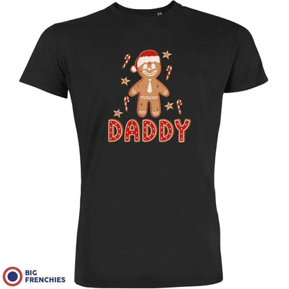 Gingerbread Daddy Christmas Men's Organic Cotton Tee - Create Marketplace