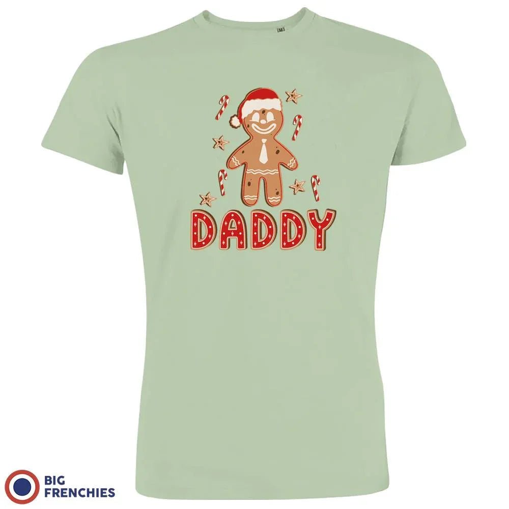 Gingerbread Daddy Christmas Men's Organic Cotton Tee - Create Marketplace