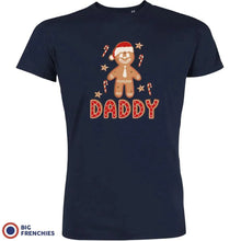 Gingerbread Daddy Christmas Men's Organic Cotton Tee - Create Marketplace