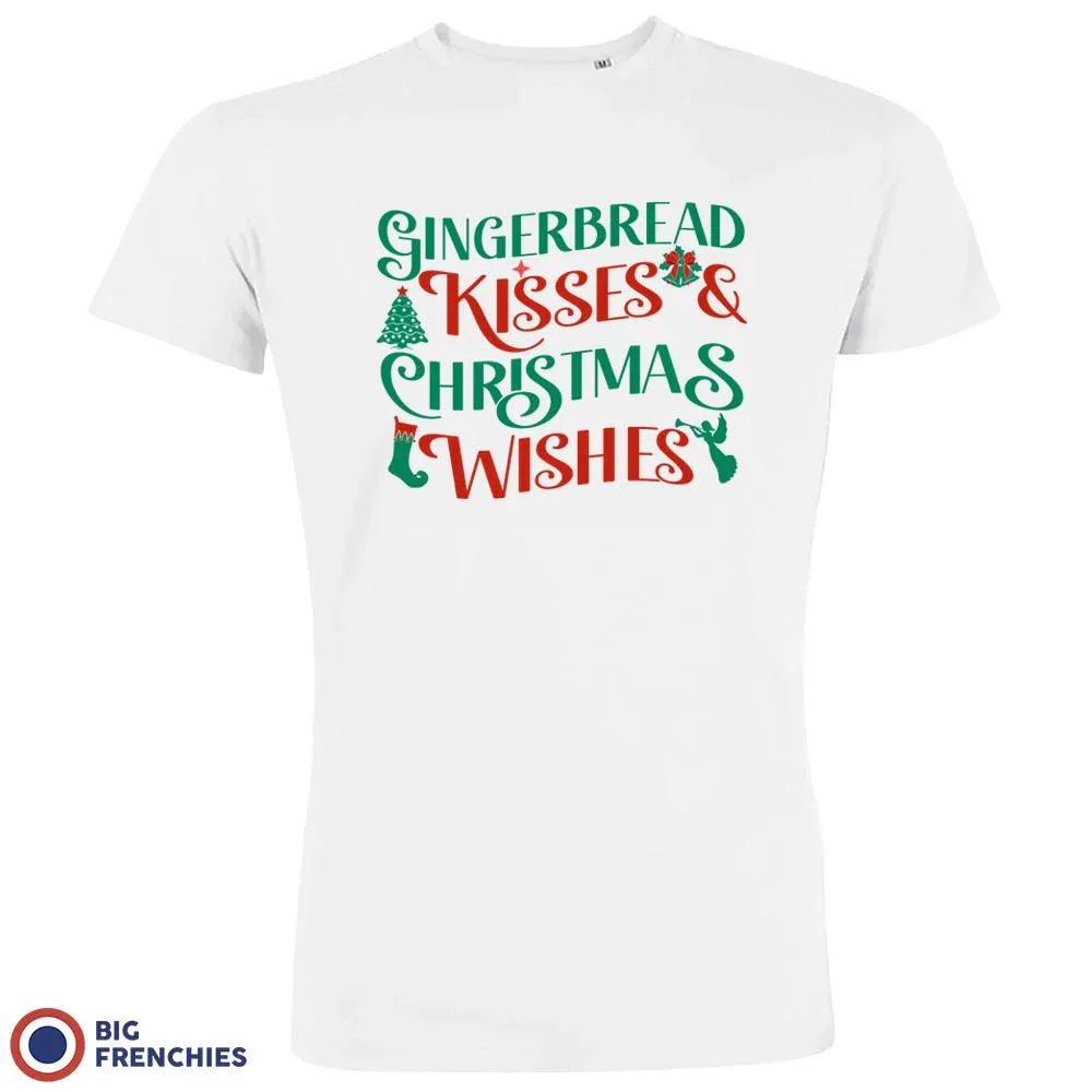Gingerbread Kisses & Christmas Wishes Men's Organic Cotton Tee - Create Marketplace