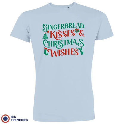 Gingerbread Kisses & Christmas Wishes Men's Organic Cotton Tee - Create Marketplace