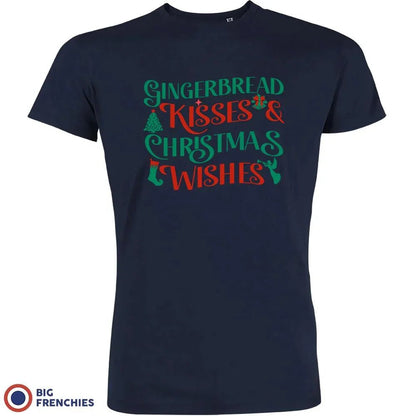 Gingerbread Kisses & Christmas Wishes Men's Organic Cotton Tee - Create Marketplace