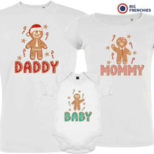 Gingerbread Mommy Daddy & Baby Christmas Matching Family Organic Tees (Set of 3) - Create Marketplace