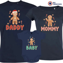 Gingerbread Mommy Daddy & Baby Christmas Matching Family Organic Tees (Set of 3) - Create Marketplace