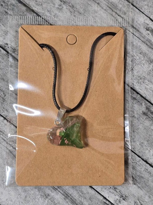 Glass heart necklace - Create Marketplace