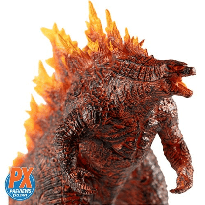 Godzilla King of Monsters Stylist Burning Godzilla Statue - Previews Exclusive - Create Marketplace