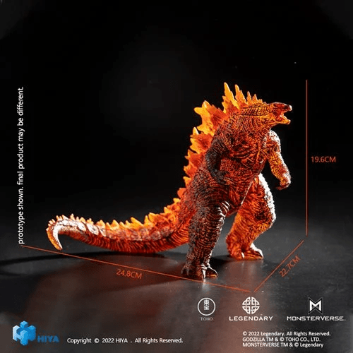 Godzilla King of Monsters Stylist Burning Godzilla Statue - Previews Exclusive - Create Marketplace