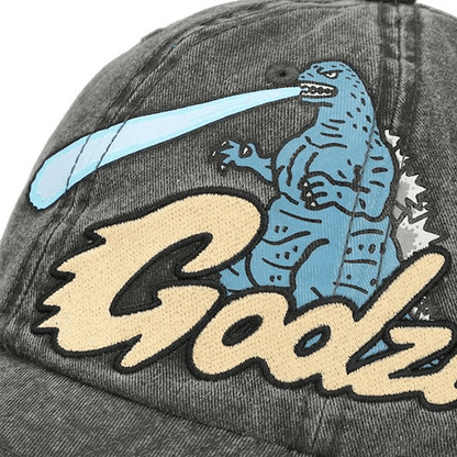 Godzilla Pigment Dyed Embroidered Hat - Create Marketplace