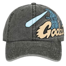 Godzilla Pigment Dyed Embroidered Hat - Create Marketplace