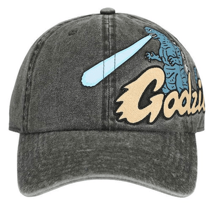 Godzilla Pigment Dyed Embroidered Hat - Create Marketplace