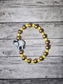 Gold Elephant Bracelet - made by kid Sam - Create Marketplace