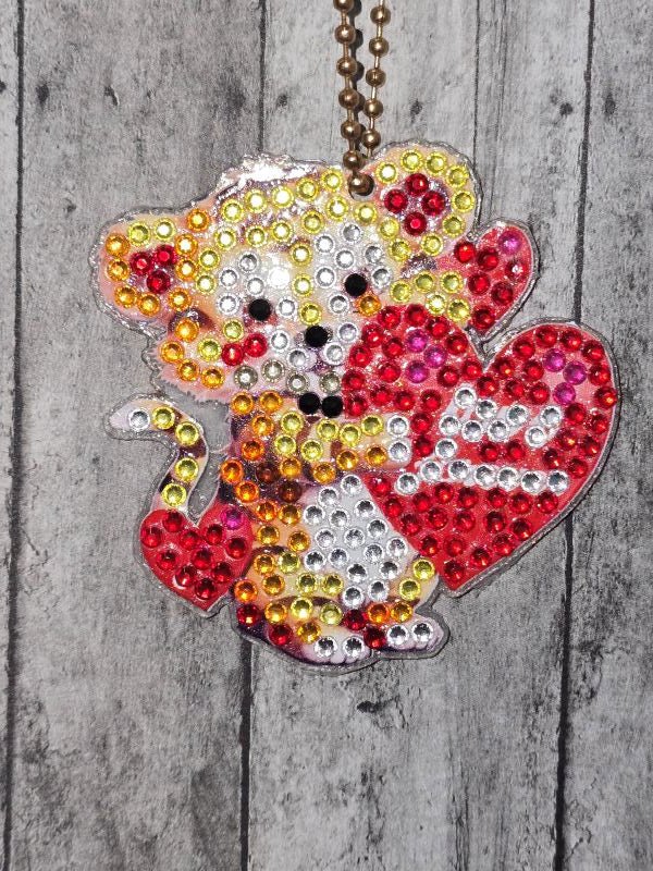 Golden dog D.A. keychain - made by kid noah - Create Marketplace