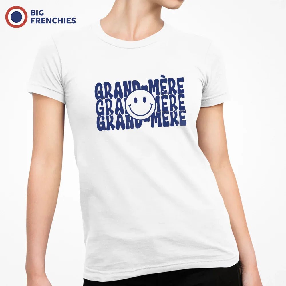 Grand-mère Smiley Women's Organic Cotton Tee - Create Marketplace