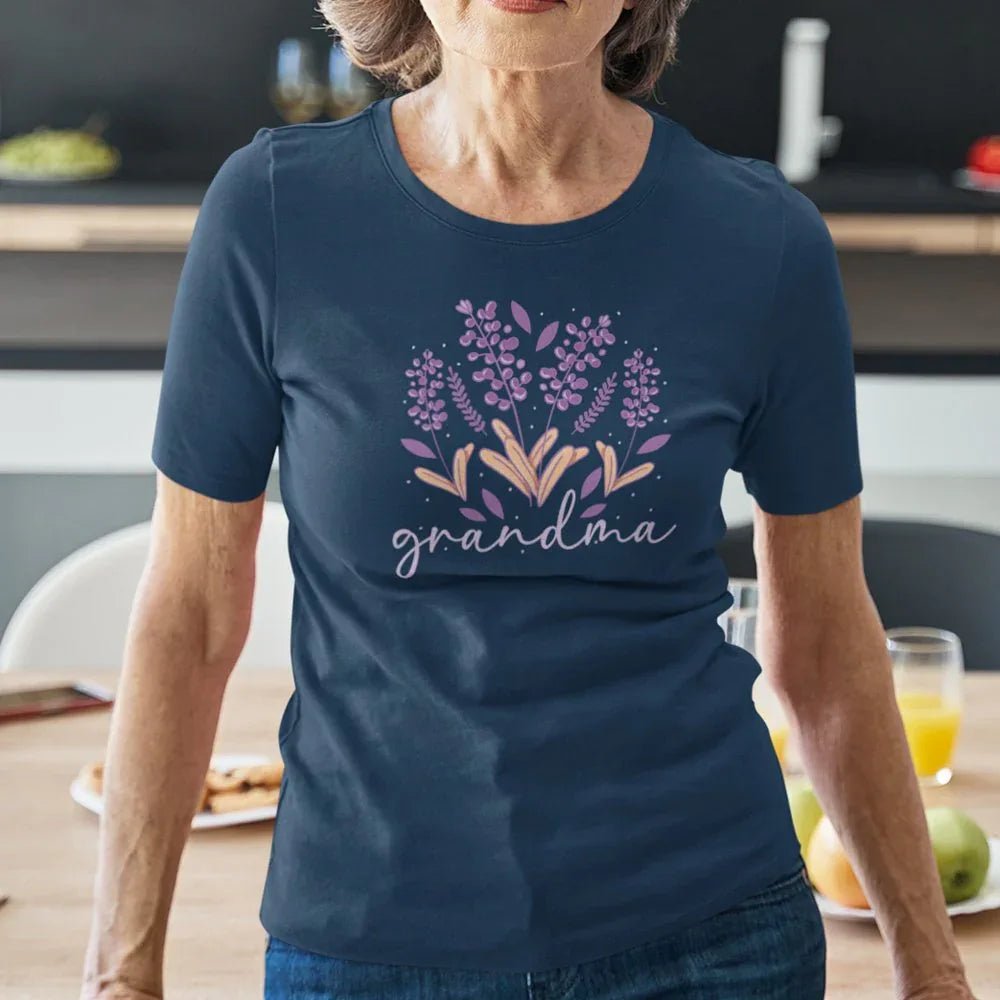 Grandma Flowers Women's Organic Cotton Tee - Create Marketplace