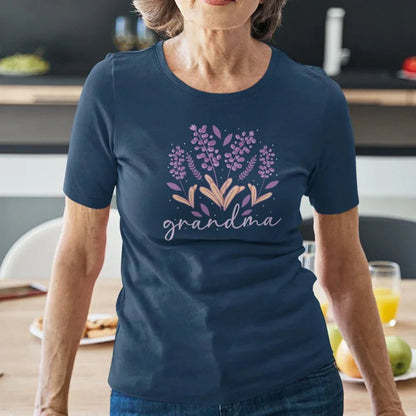 Grandma Flowers Women's Organic Cotton Tee - Create Marketplace
