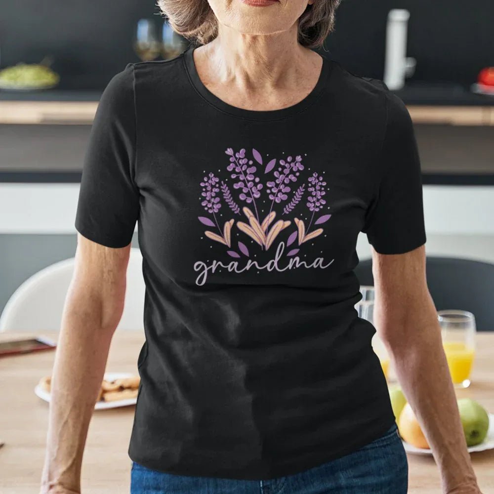 Grandma Flowers Women's Organic Cotton Tee - Create Marketplace