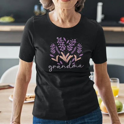 Grandma Flowers Women's Organic Cotton Tee - Create Marketplace