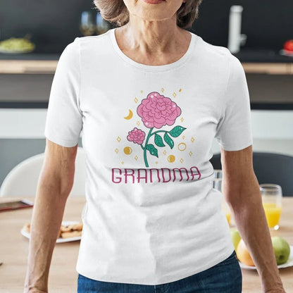Grandma Rose Women's Organic Cotton Tee - Create Marketplace