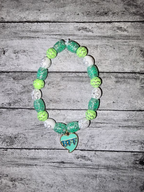 Green BFF Bracelet - made by kid Sam - Create Marketplace