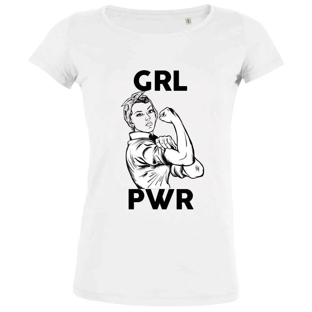 GRL PWR Women's Organic Tee - Create Marketplace
