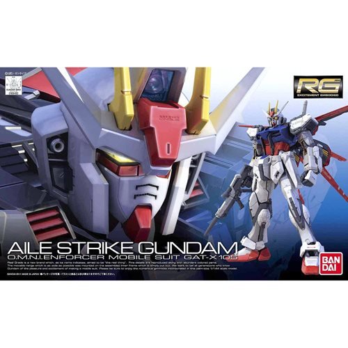 Gundam Seed Aile Strike Real Grade 1:144 Model Kit - Create Marketplace