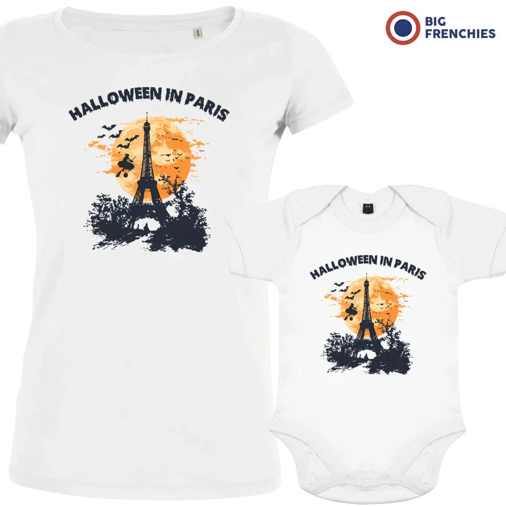 Halloween In Paris Mom and Baby Organic Cotton family Set (Set of 2) - Create Marketplace
