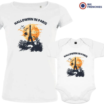 Halloween In Paris Mom and Baby Organic Cotton family Set (Set of 2) - Create Marketplace