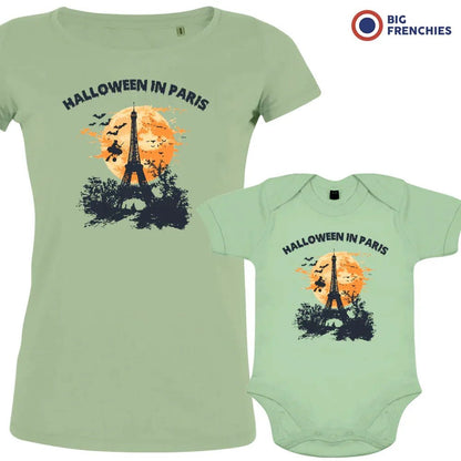 Halloween In Paris Mom and Baby Organic Cotton family Set (Set of 2) - Create Marketplace