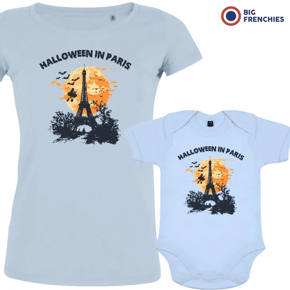 Halloween In Paris Mom and Baby Organic Cotton family Set (Set of 2) - Create Marketplace