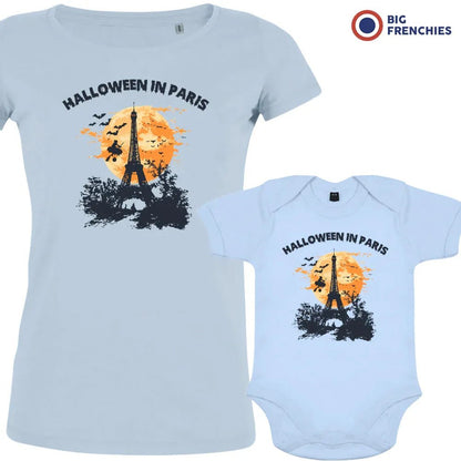 Halloween In Paris Mom and Baby Organic Cotton family Set (Set of 2) - Create Marketplace