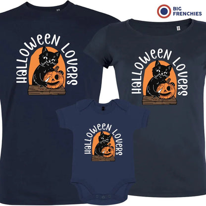 Halloween Lovers With a Cat Matching Organic Cotton Family Set (Set of 3) - Create Marketplace